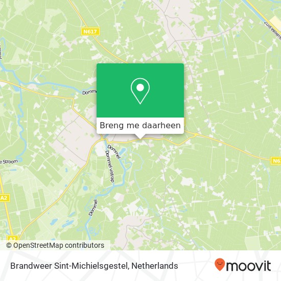 Brandweer Sint-Michielsgestel kaart