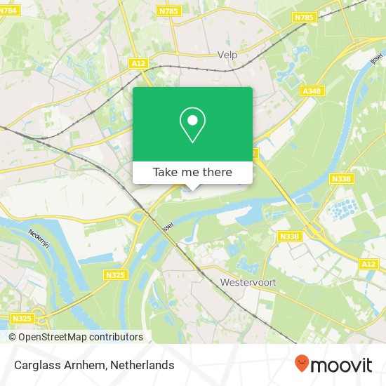 Carglass Arnhem kaart