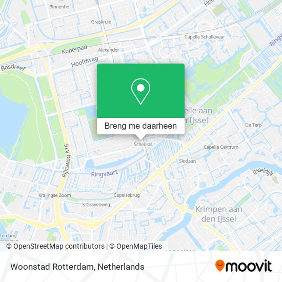 Woonstad Rotterdam kaart