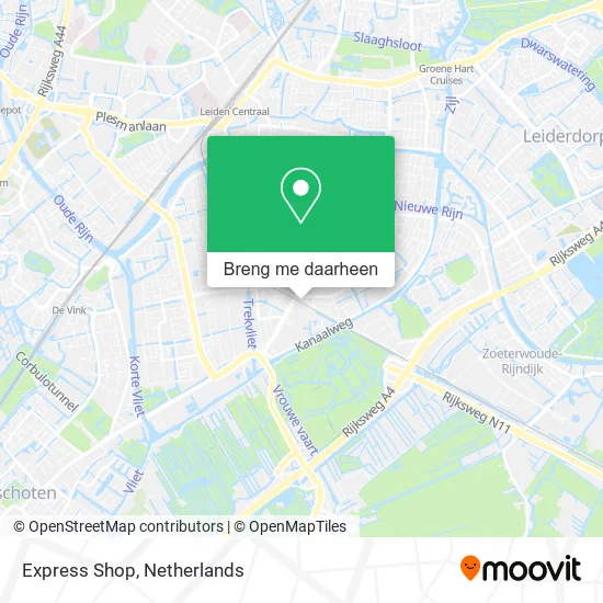 Express Shop kaart