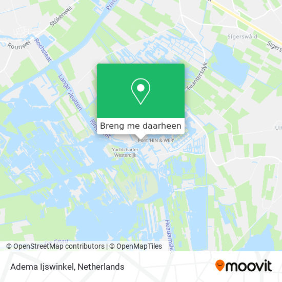 Adema Ijswinkel kaart