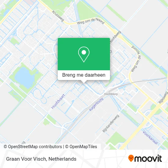 Graan Voor Visch kaart