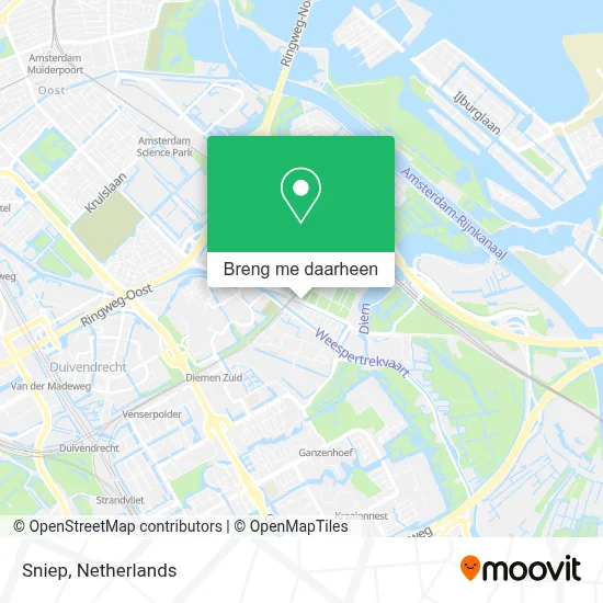 Sniep kaart