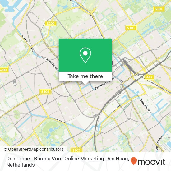 Delaroche - Bureau Voor Online Marketing Den Haag kaart