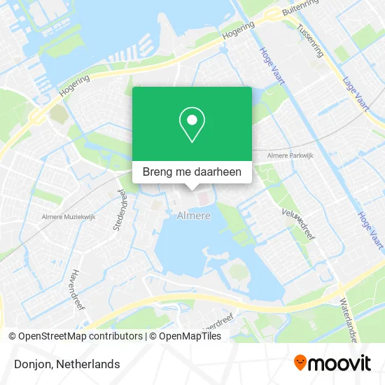 Donjon kaart