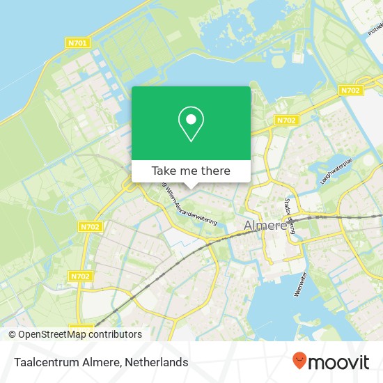 Taalcentrum Almere kaart
