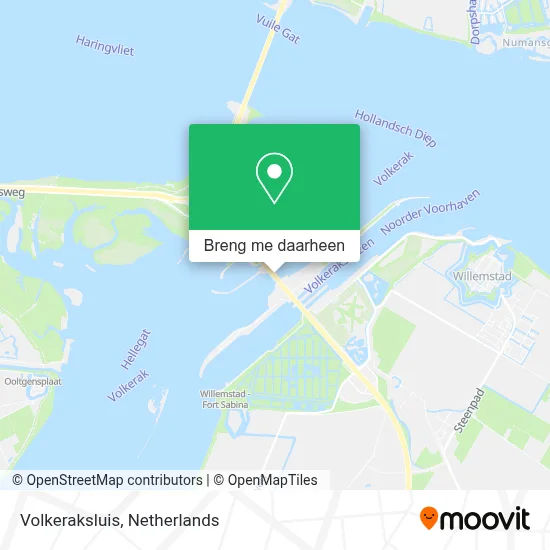 Volkeraksluis kaart
