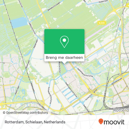 Rotterdam, Schielaan kaart