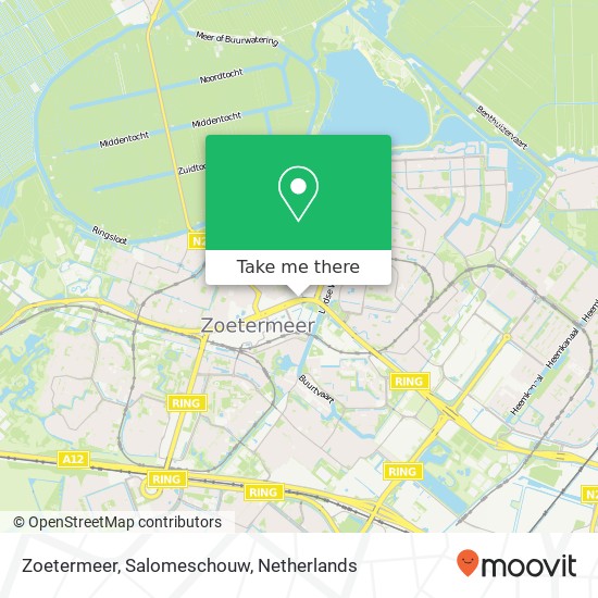 Zoetermeer, Salomeschouw kaart