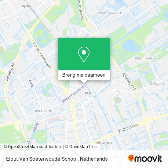 Elout Van Soeterwoude-School kaart