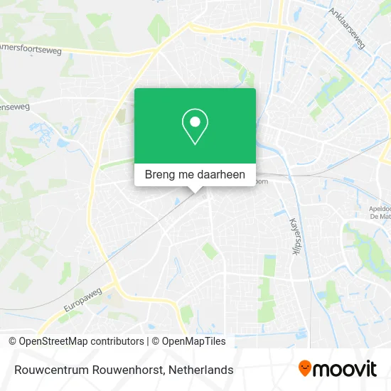 Rouwcentrum Rouwenhorst kaart