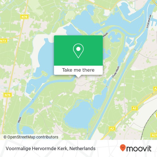 Voormalige Hervormde Kerk kaart