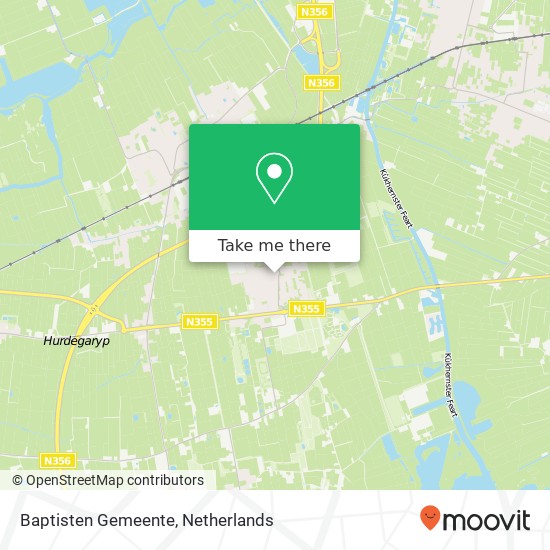 Baptisten Gemeente kaart