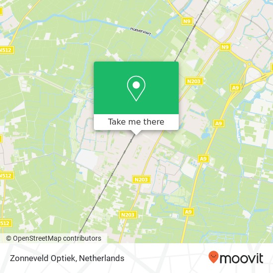 Zonneveld Optiek kaart