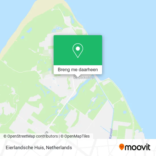 Eierlandsche Huis kaart