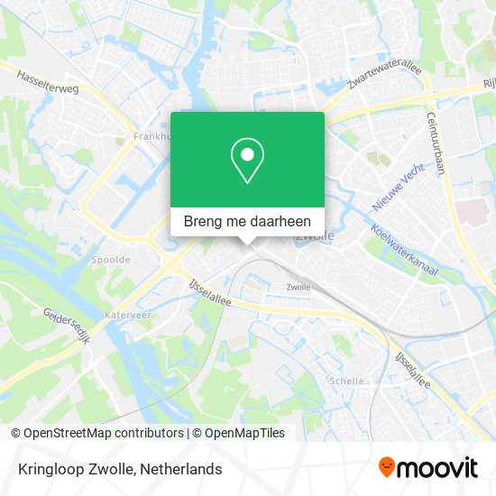 Kringloop Zwolle kaart