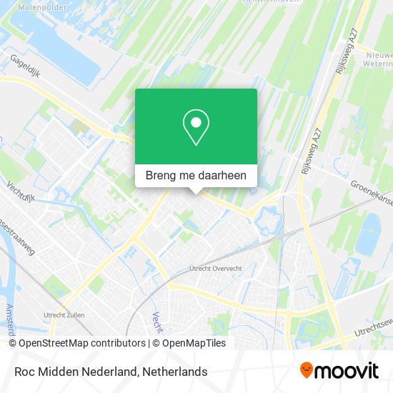 Roc Midden Nederland kaart