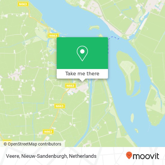 Veere, Nieuw-Sandenburgh kaart