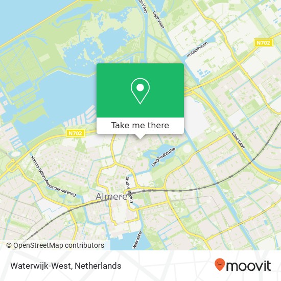 Waterwijk-West kaart