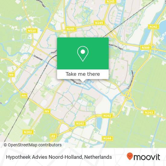 Hypotheek Advies Noord-Holland kaart