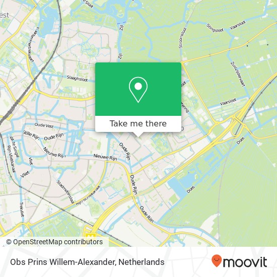 Obs Prins Willem-Alexander kaart