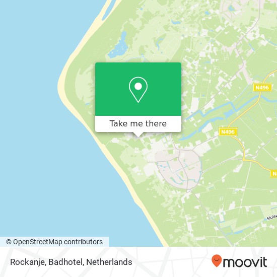 Rockanje, Badhotel kaart