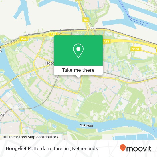 Hoogvliet Rotterdam, Tureluur kaart