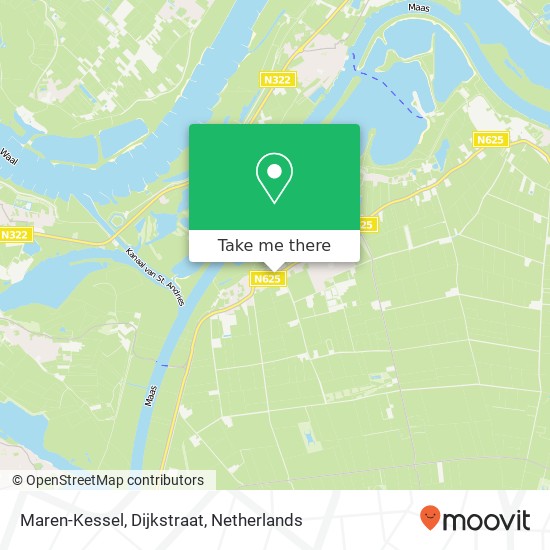 Maren-Kessel, Dijkstraat kaart