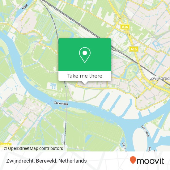 Zwijndrecht, Bereveld kaart