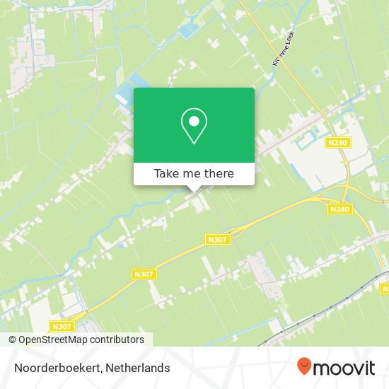 Noorderboekert kaart