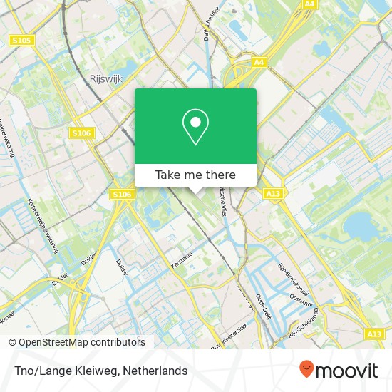 Tno/Lange Kleiweg kaart