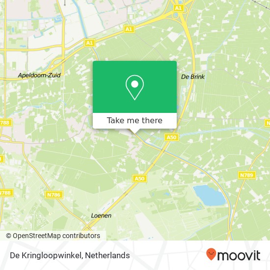 De Kringloopwinkel kaart