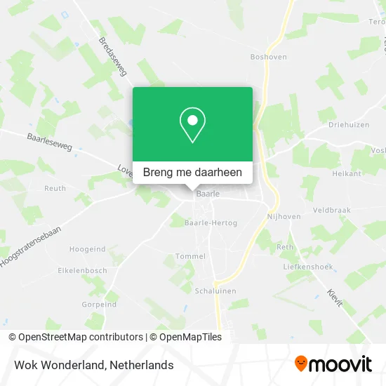 Wok Wonderland kaart