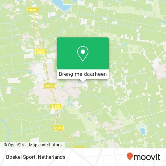 Boekel Sport kaart