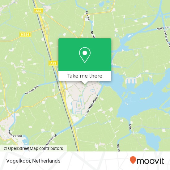 Vogelkooi kaart