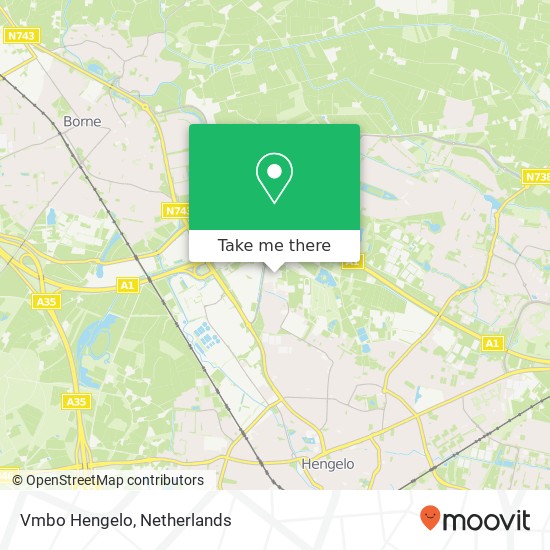 Vmbo Hengelo kaart