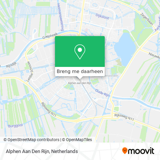 Alphen Aan Den Rijn kaart