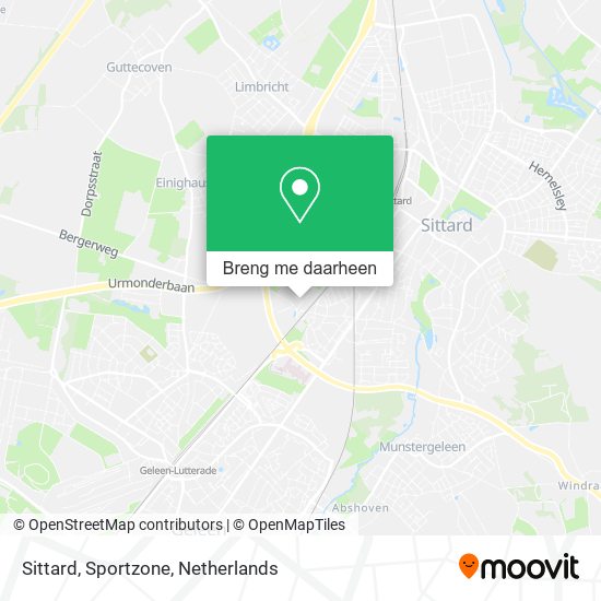 Sittard, Sportzone kaart