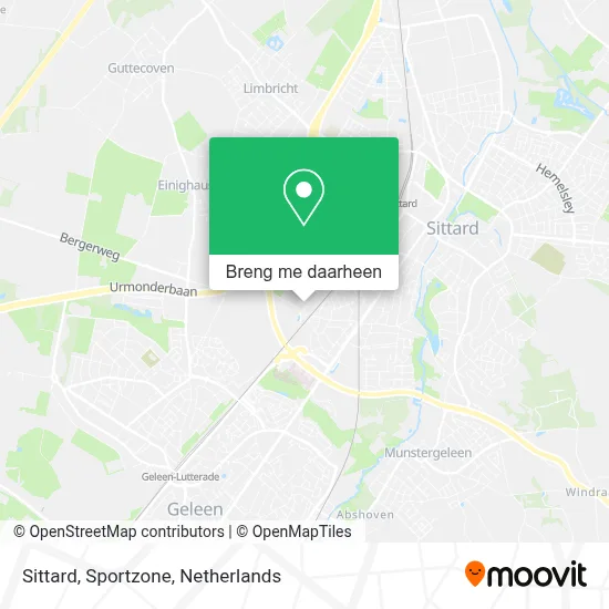 Sittard, Sportzone kaart