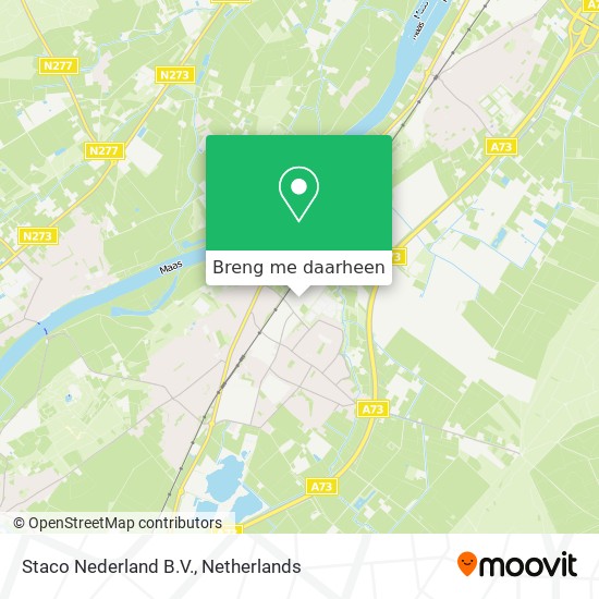 Staco Nederland B.V. kaart