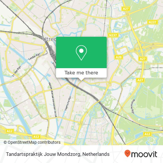 Tandartspraktijk Jouw Mondzorg kaart