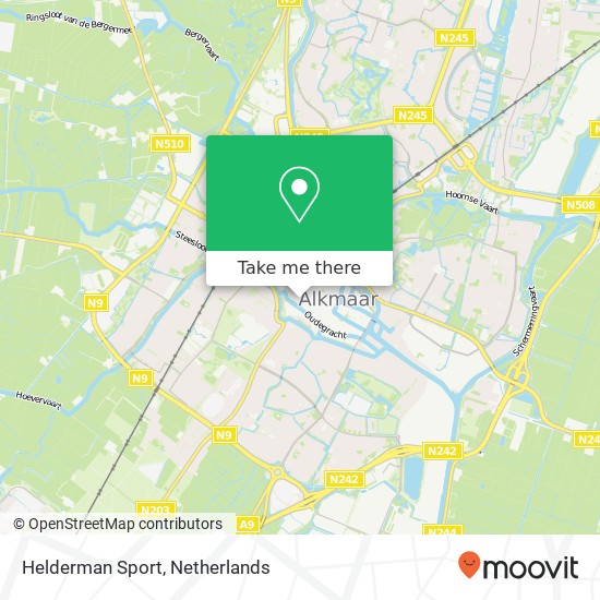 Helderman Sport kaart