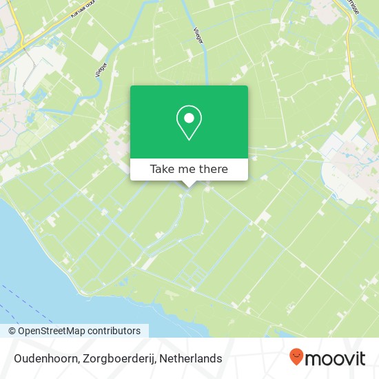 Oudenhoorn, Zorgboerderij kaart