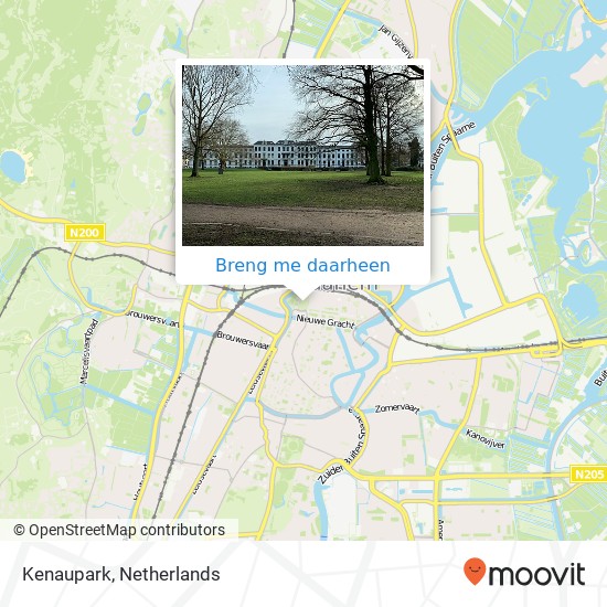 Kenaupark kaart