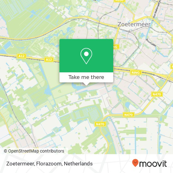 Zoetermeer, Florazoom kaart
