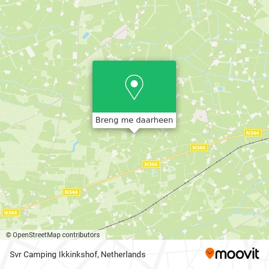 Svr Camping Ikkinkshof kaart