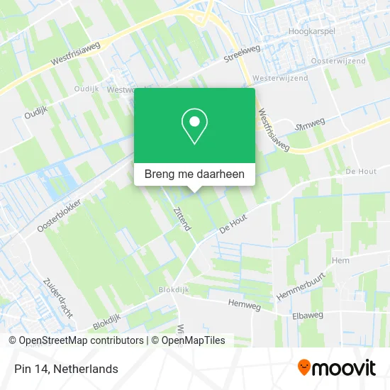 Pin 14 kaart