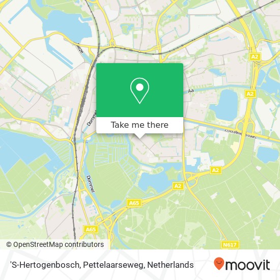 'S-Hertogenbosch, Pettelaarseweg kaart