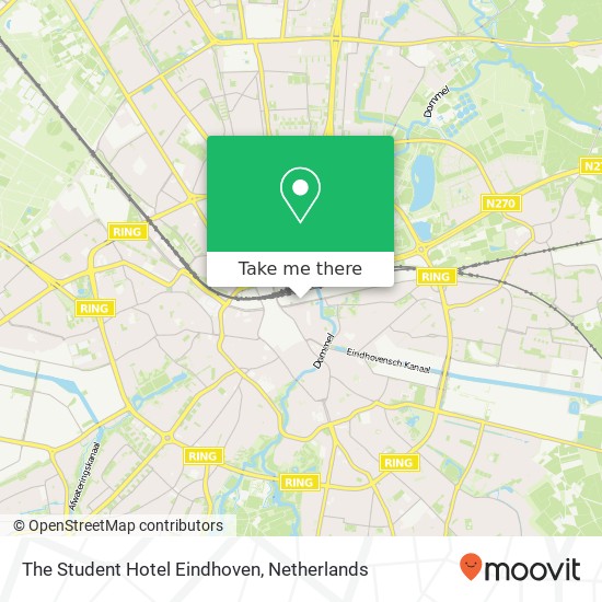 The Student Hotel Eindhoven kaart