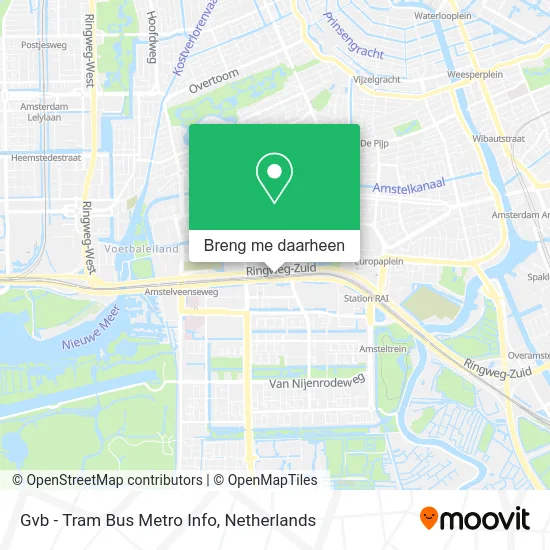 Gvb - Tram Bus Metro Info kaart